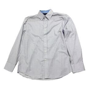 Con.struct‎ Button Up Shirt Men’s Medium Slim Plaid Performance Stretch No-Iron